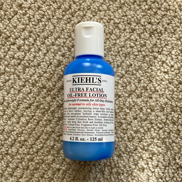 Kiehl's Ultra Facial Oil-Free Lotion 4.2 fl oz Jumbo Size Like New 85% Full - Picture 1 of 8